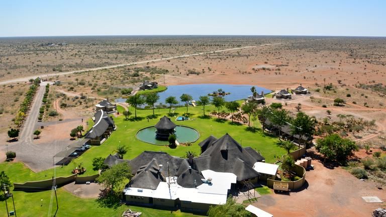 Lapa Lange Game Lodge - VIEW OF LAPA LANGE FROM HELICOPTER