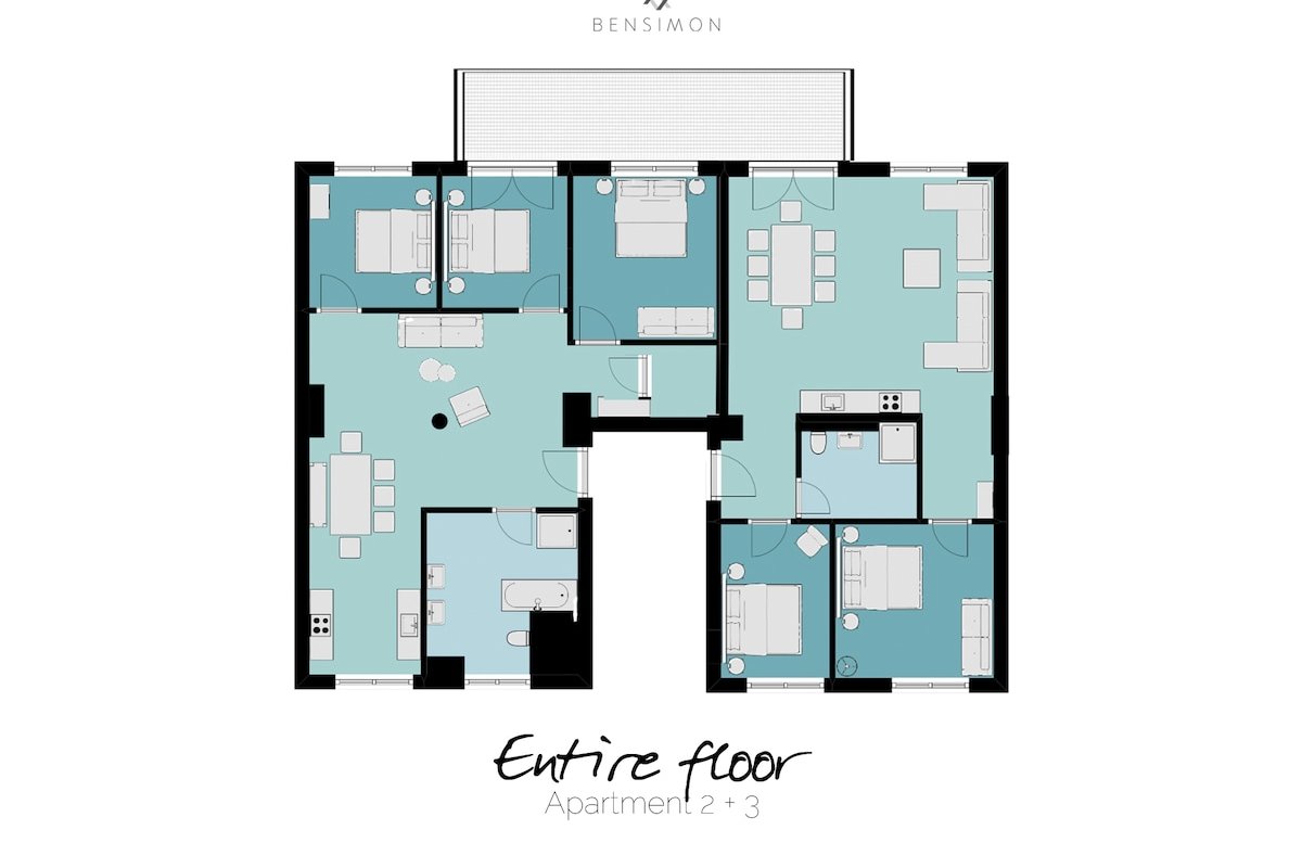 195 SQM & 5 BR – DESIGN APARTMENT // ENTIRE FLOOR gallery image 3