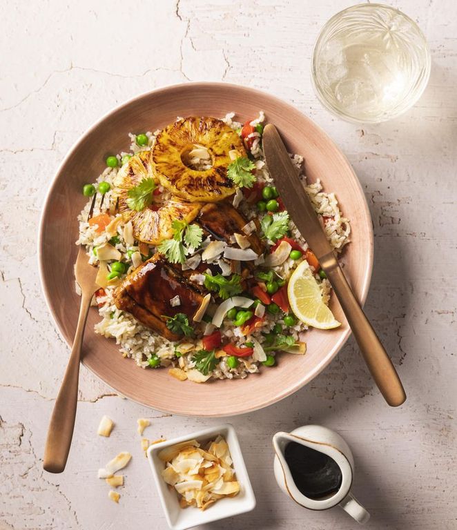 Photo of Sticky Mahi Mahi & Hawaiian Rice