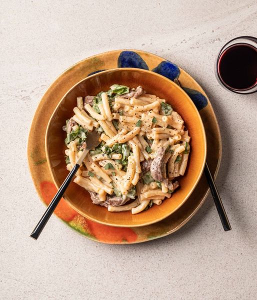 Photo of Spinach & Beef Pasta