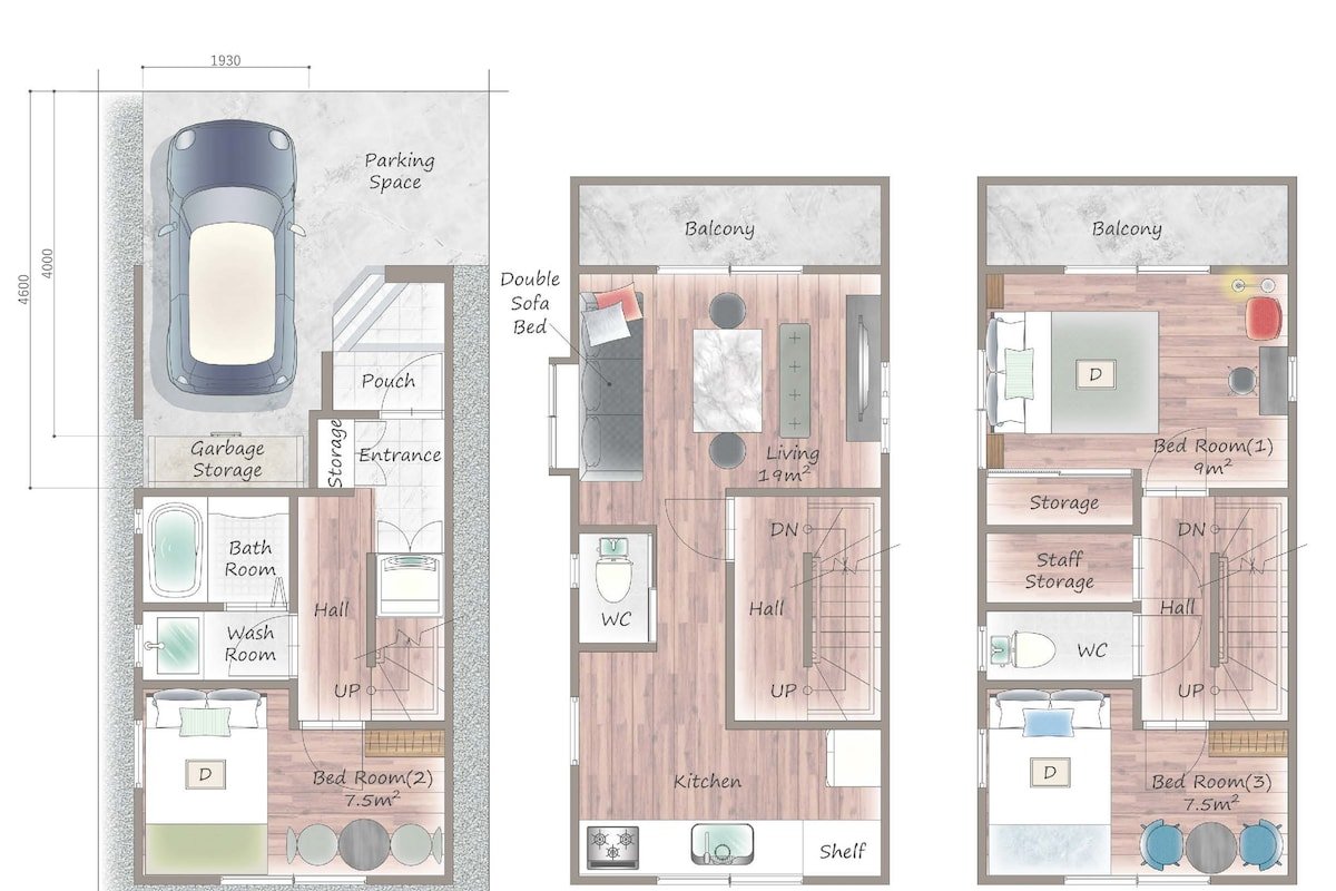 8-min. walk／Wi-Fi／Access to the city center gallery image 5