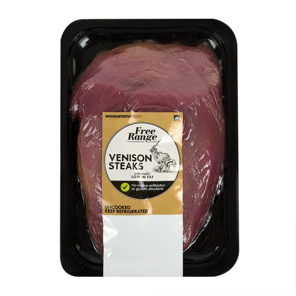 Photo of Free Range Venison Steaks Avg 500 g