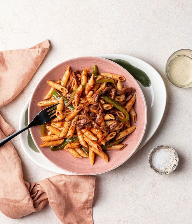 Photo of Green Pepper & Ostrich Pasta