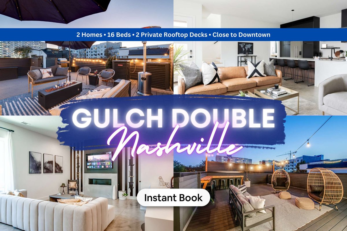 Near Broadway Dual Homes With Rooftops And Grills