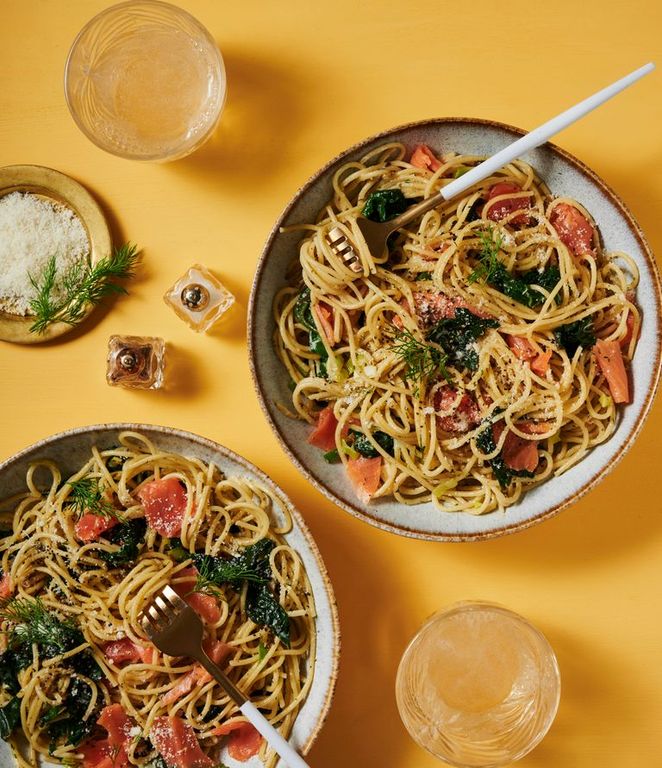 Photo of Creamy Trout Spaghetti