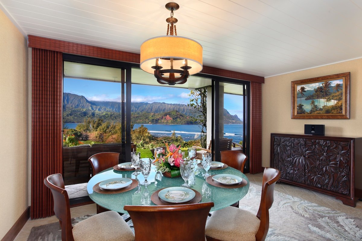 Oceanfront view at Hanalei Bay Resort 9104,5,6 gallery image 5