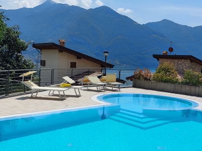 Iseo Lake Villa con vista lago e piscina