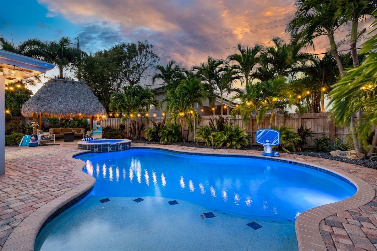 Walk2BEACH|HeatedPool|Spa|GamingRoom|Tikihut|Cove gallery image 2