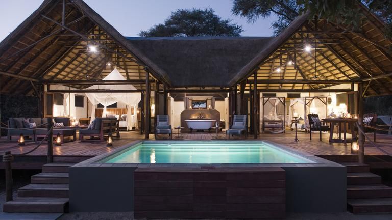 Chiawa Safaris - Chiawa Camp Chiawa Camp SAFARI SUITE Family Set Up