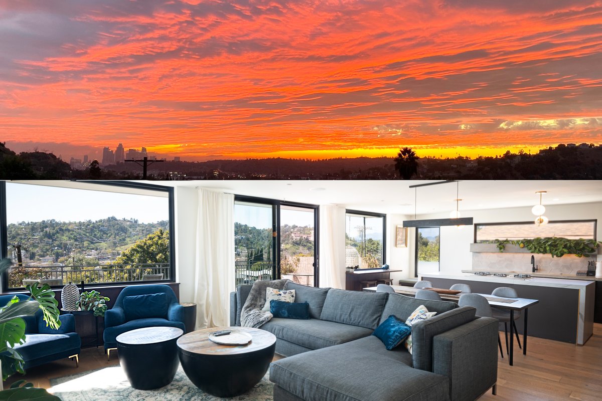 LA Hillside House dramatic views, super clean. 2BD