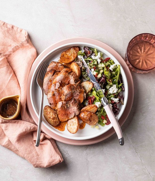 Photo of Pork Tenderloin & Roasted Garlic Sauce