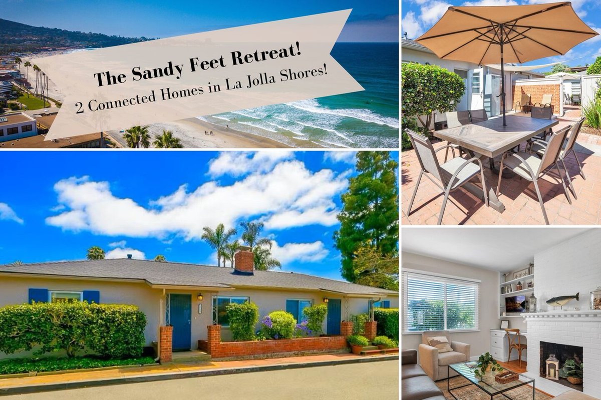 The Sandy Feet Retreat – 2 connected homes!