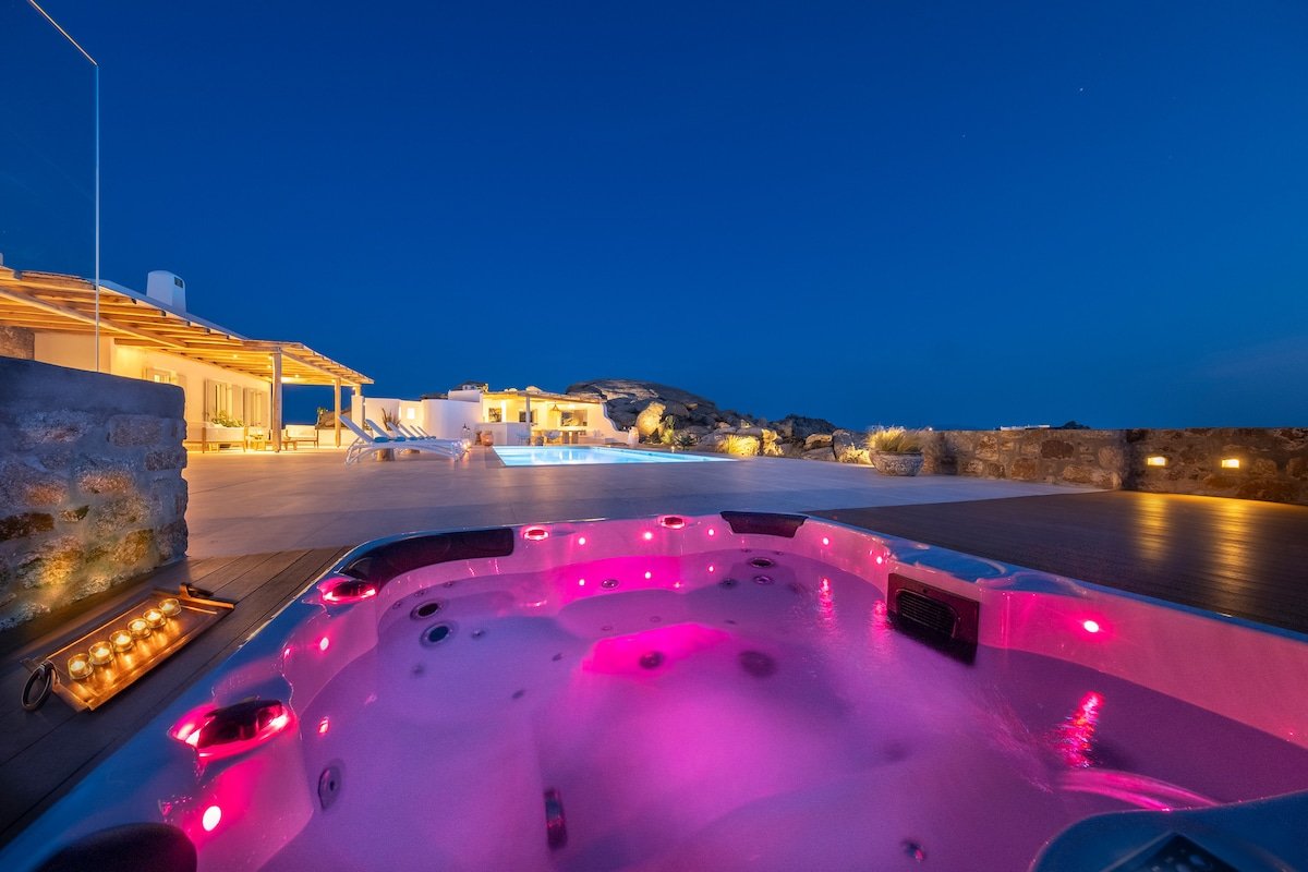 Villa Frederica| jacuzzi|hammam| Sunset & Sunrise