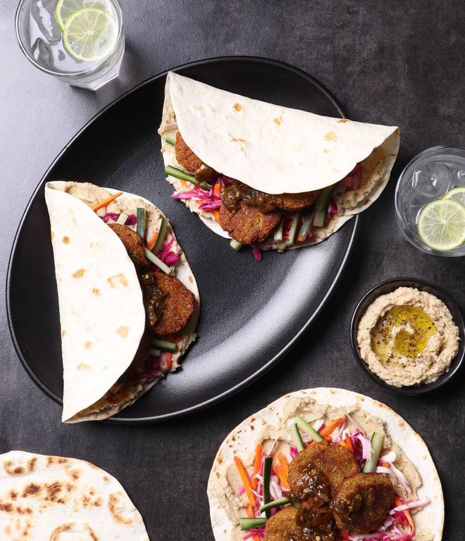 Photo of The Ultimate Falafel Wraps