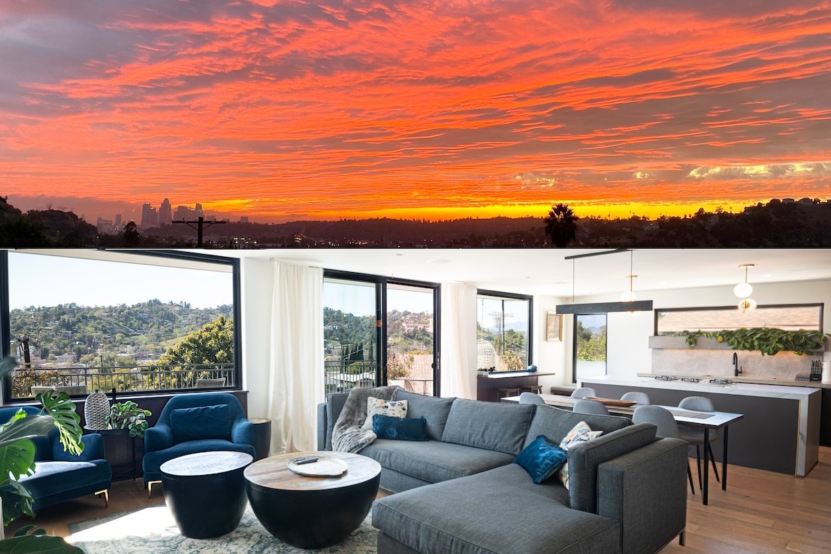 LA Hillside House dramatic views, super clean. 2BD gallery image 2