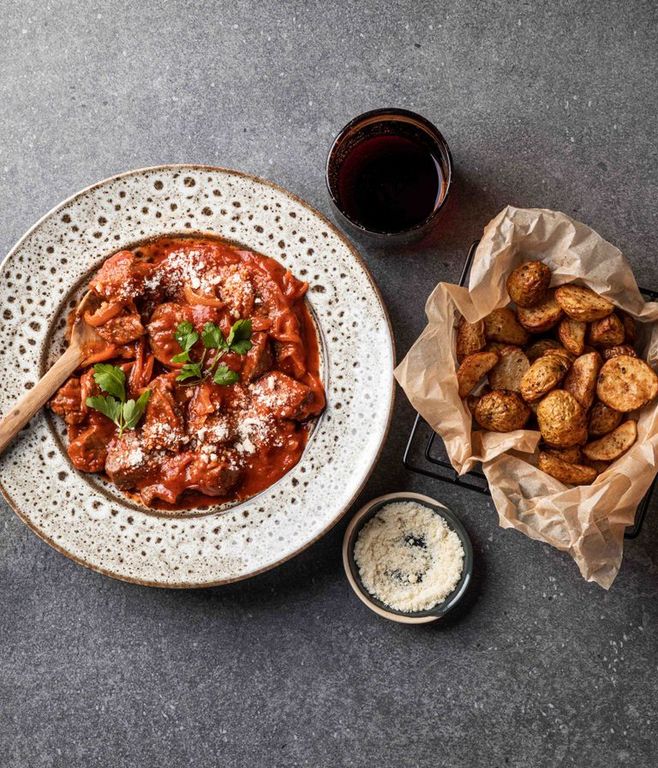 Photo of Ostrich & Italian-style Sauce