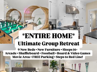 Boston Entire Home Game Room Group Retreat Harvard