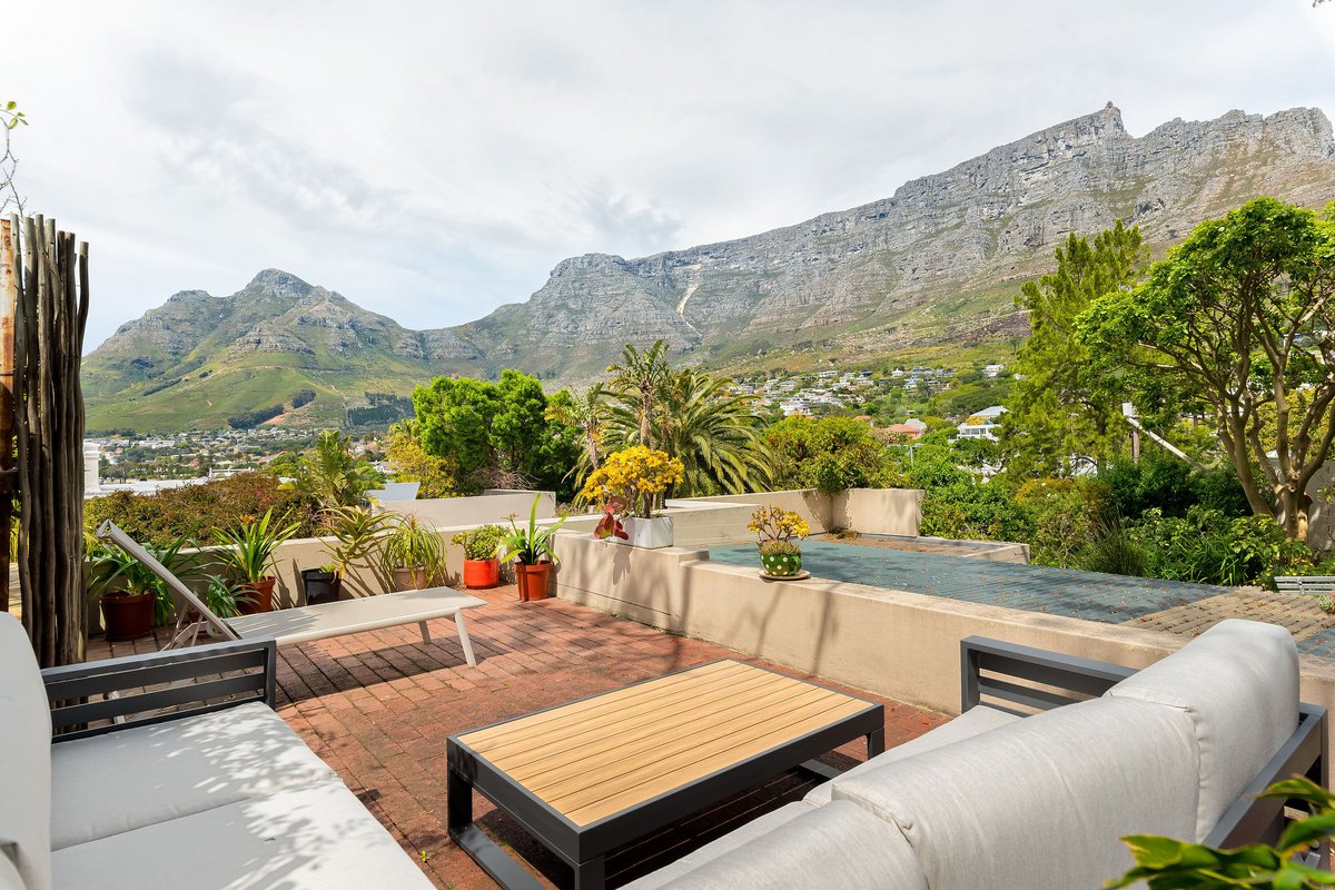 Family home with mountain views
