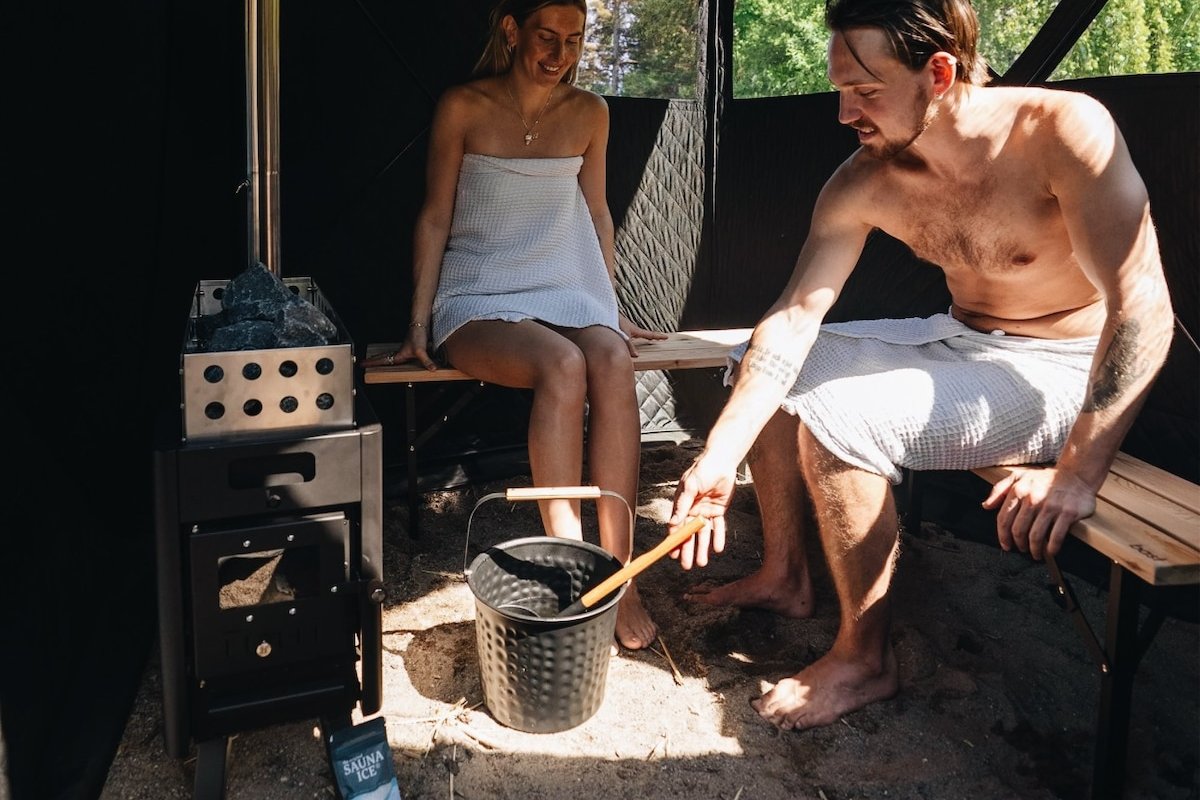 hidden paradise in the valley with Sauna tent gallery image 3