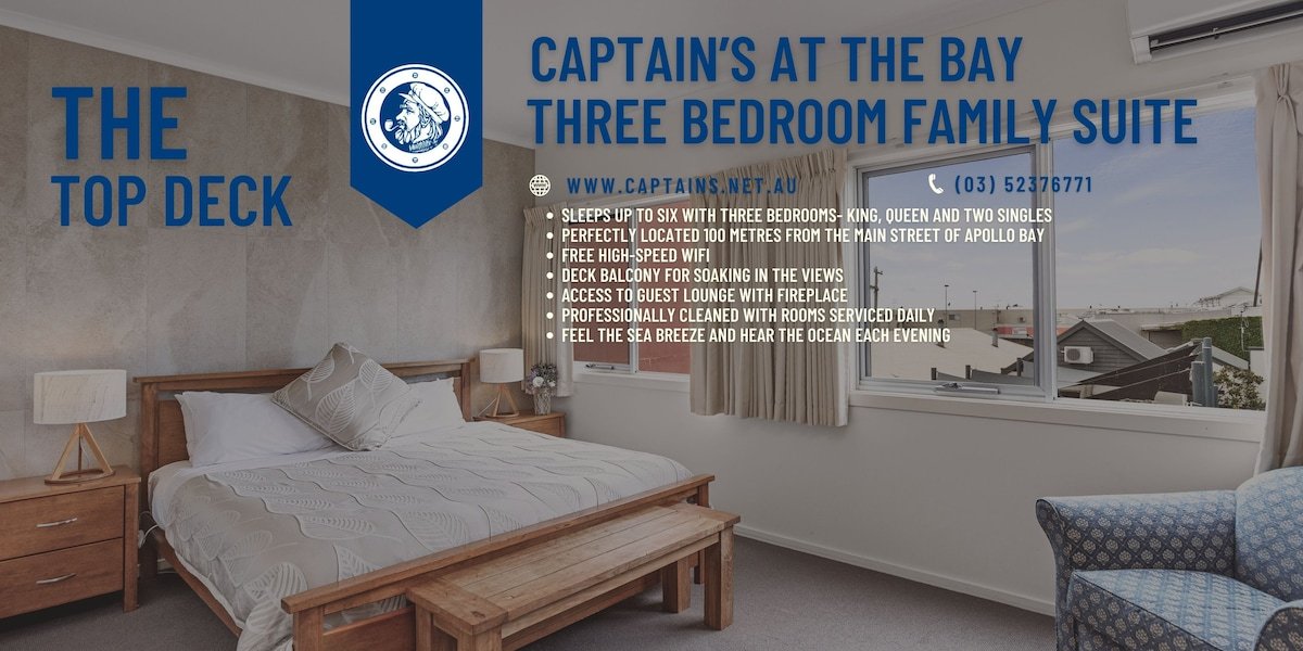 Captain’s Top Deck – 3BR Family Stay in Apollo Bay gallery image 2