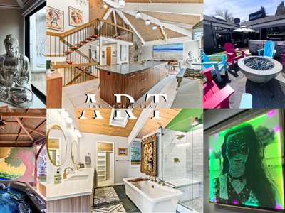 Artful Stay: Large, Immersive, Hot Tub + Fire Pit