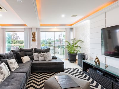 Lindissima Cobertura super ampla a 500 mt da praia