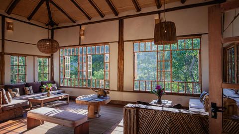 Bwindi Lodge - Lounge