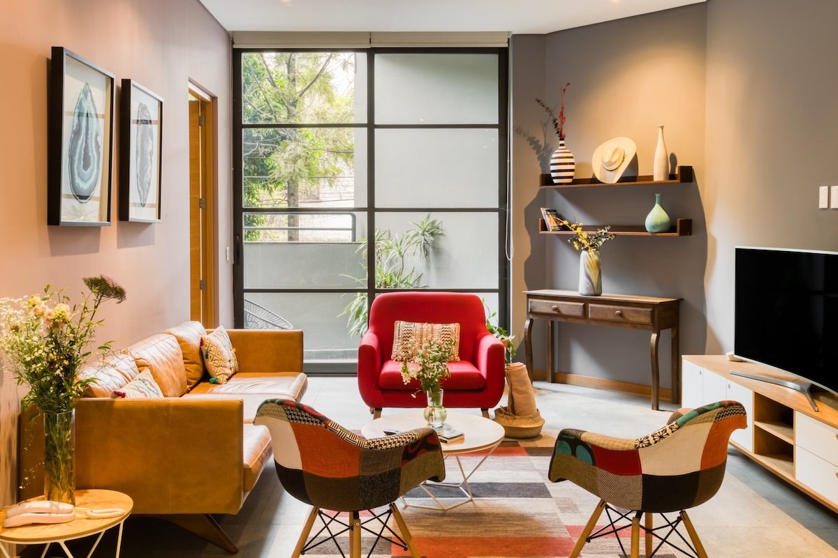 Modern, full of light 2BR/2.5BA@ Condesa w/terrace gallery image 3