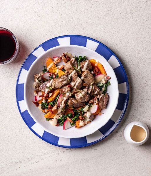 Photo of Lamb & Honey-mustard Dressing