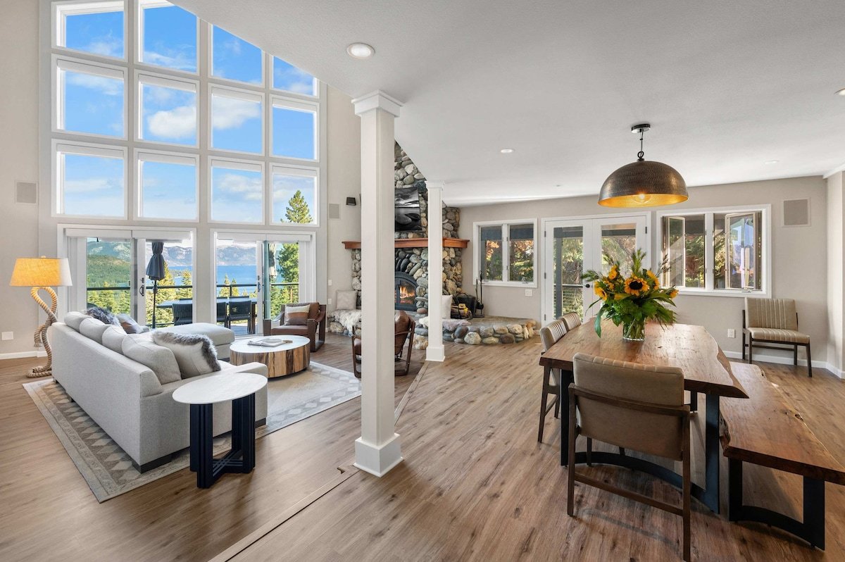 Luxury Tahoe Vacation Rental w/HotTub & Lake Views
