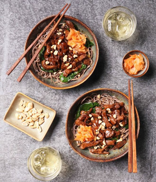 Photo of Sticky Teriyaki Pork Noodles