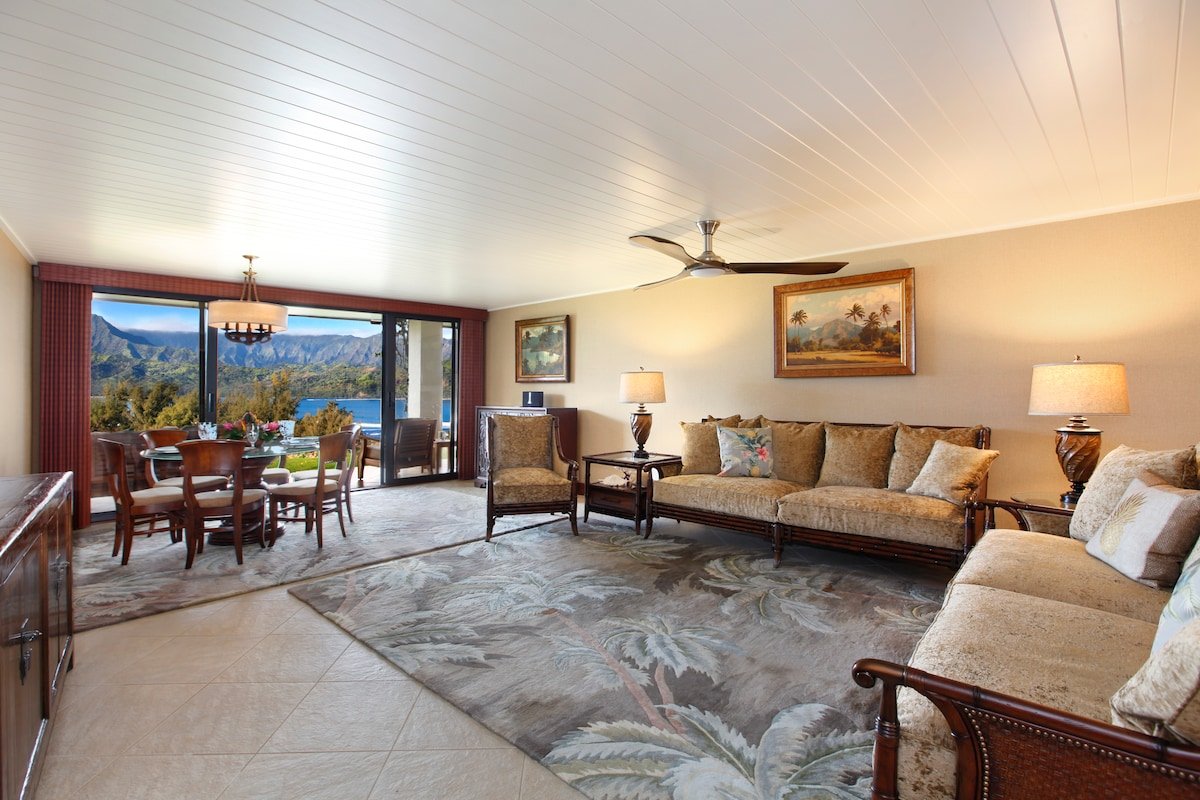 Oceanfront view at Hanalei Bay Resort 9104,5,6 gallery image 3