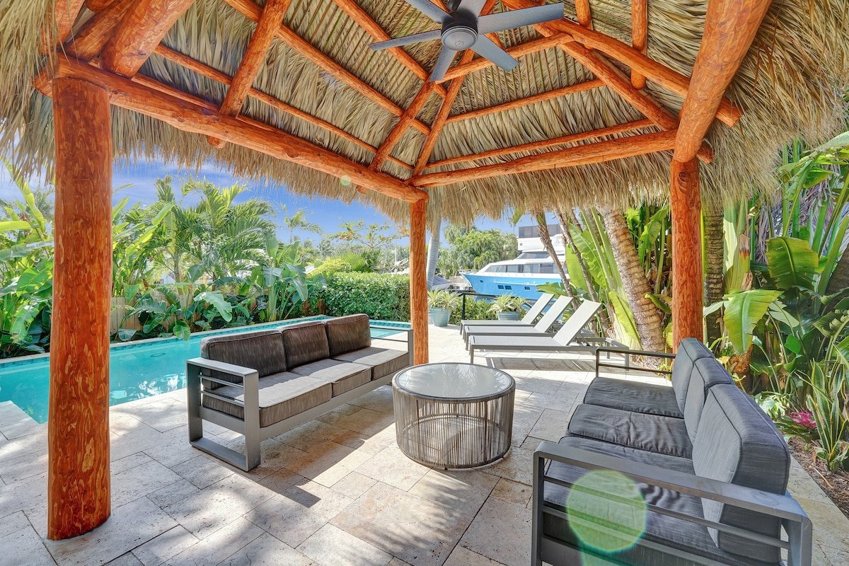 LAS OLAS ISLES Poolside Palms w/ DOCK – 5BD/4.5BTH gallery image 5