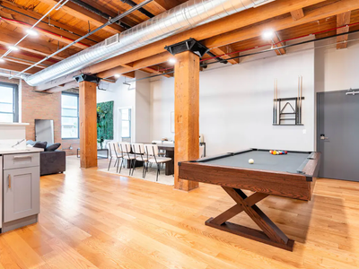 Steps to Nightlife • Pool Table + Deep Tub