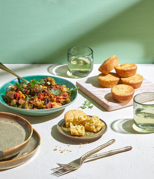 Photo of Roast Veg & Cornbread Bikkies