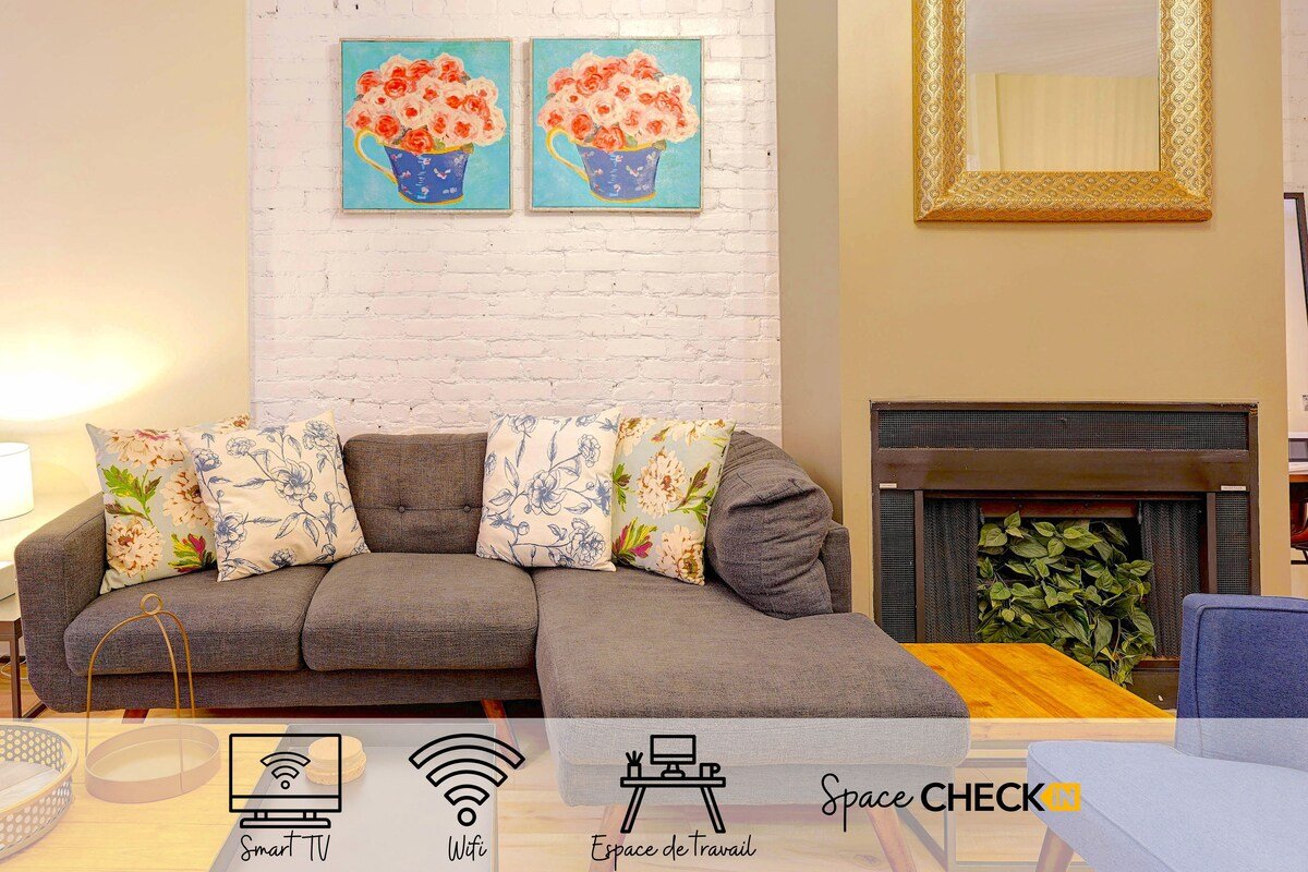 Le Grand MTL | Charmant | Terrasse | Parking | AC gallery image 4