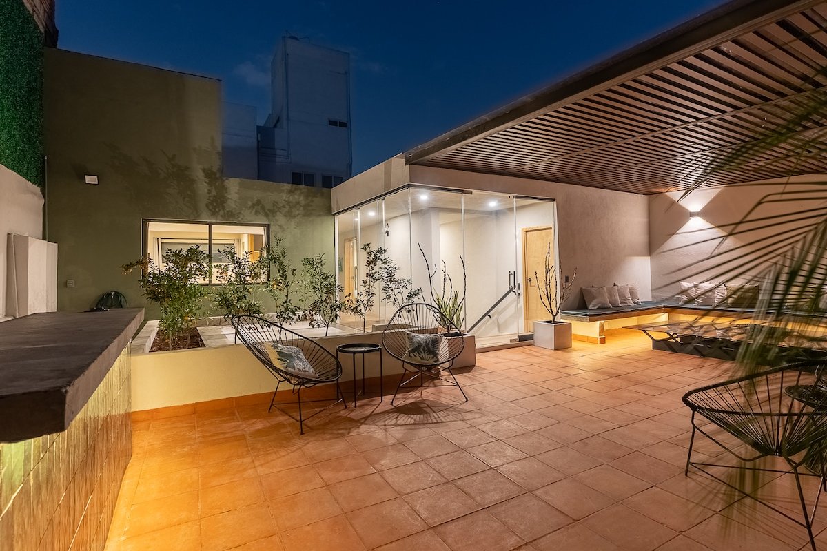 Mexican Desgn Villa Pvt. Roofgardn (A/C ALL Bdrms) gallery image 4