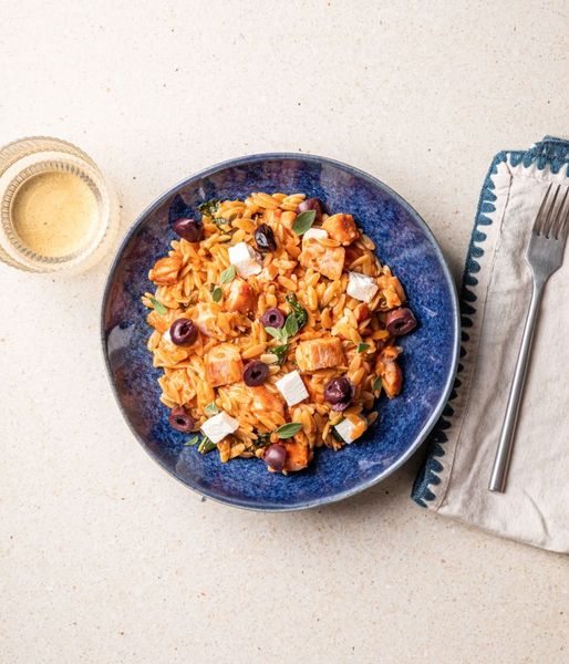 Photo of Red Pesto Chicken & Orzo