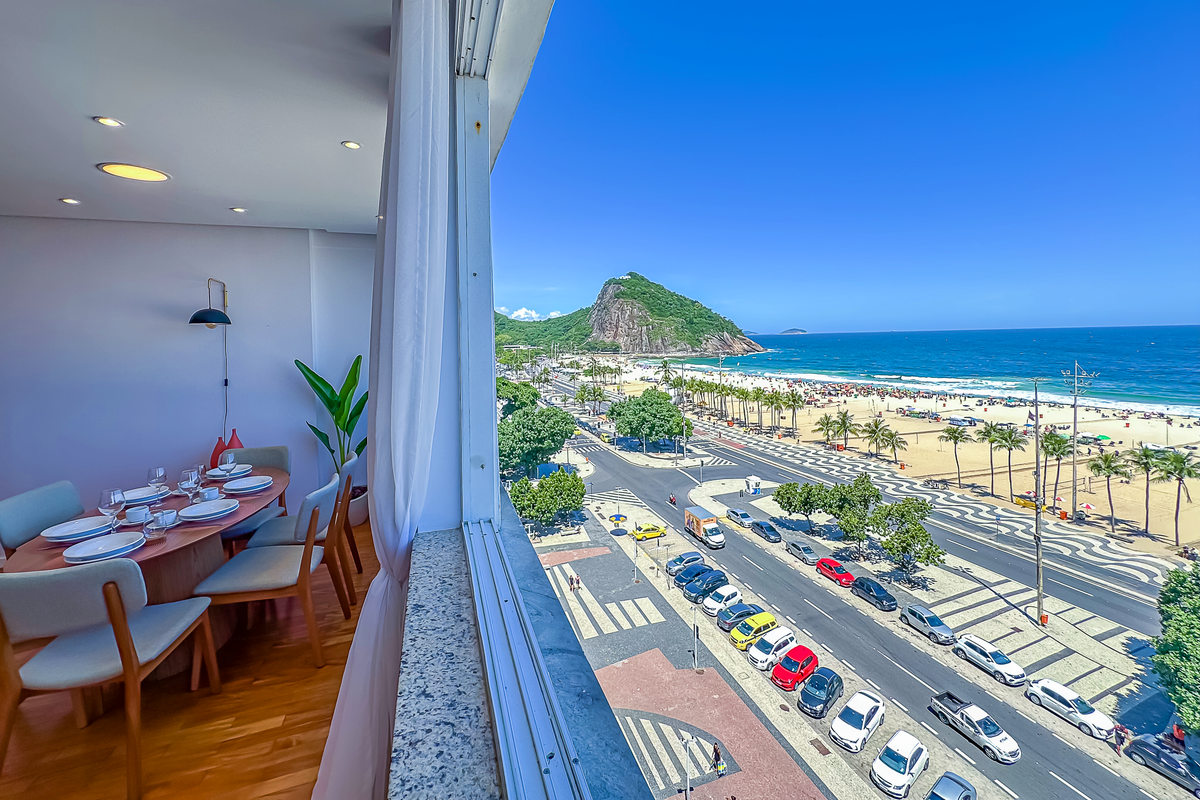 Copacabana Ocean view Apartment with 2 suites