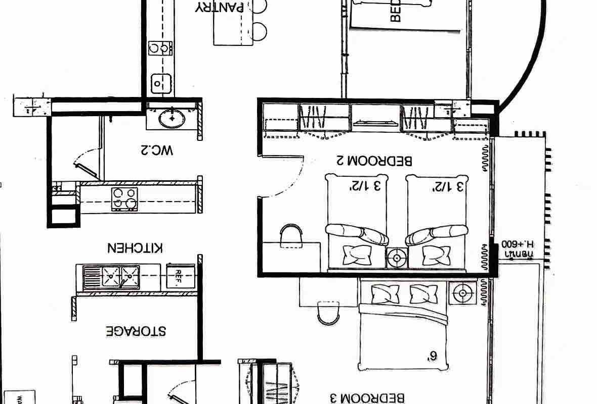 260m² 4BR/EmSphere/BTS Phrom Phong Asok/Pool GYM gallery image 3