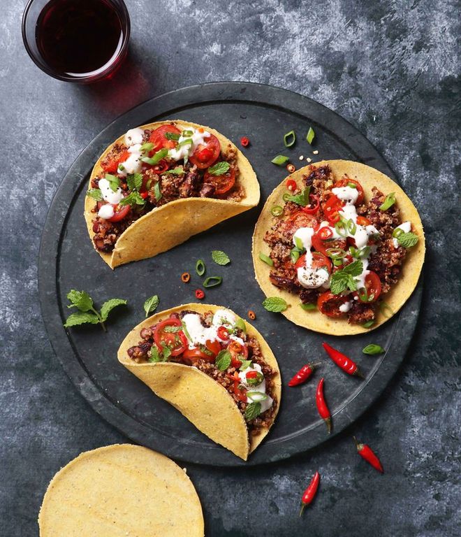 Photo of Smoky Quinoa & Kidney Bean Tacos