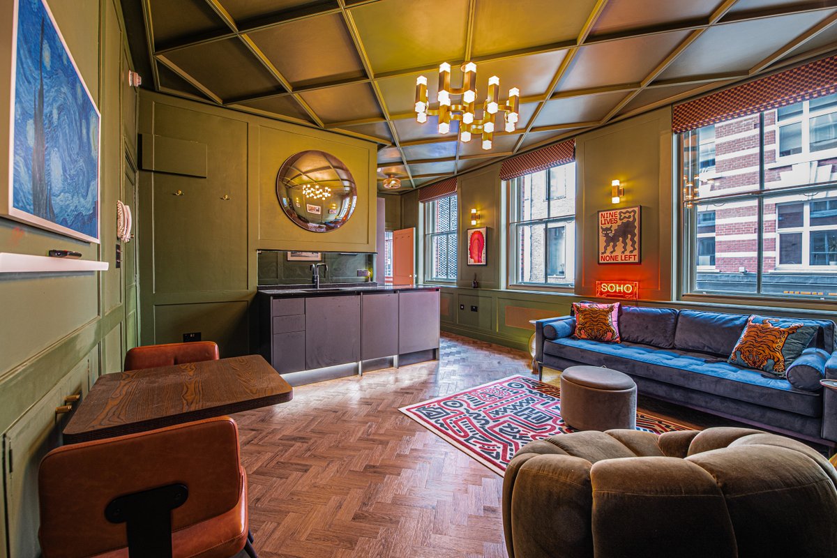 Stylish 2Bed Flat interiors designed by Soho House