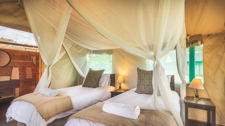 Shindzela Tented Safari Camp Safari Tent with en-suite bathroom