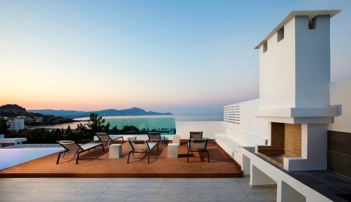 Villa Serene in Lindos with heated swimming pool gallery image 5