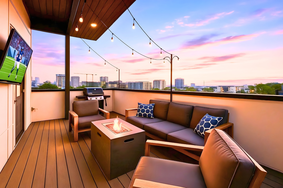 Blue Suede Dream | Rooftop Views + Prime Location