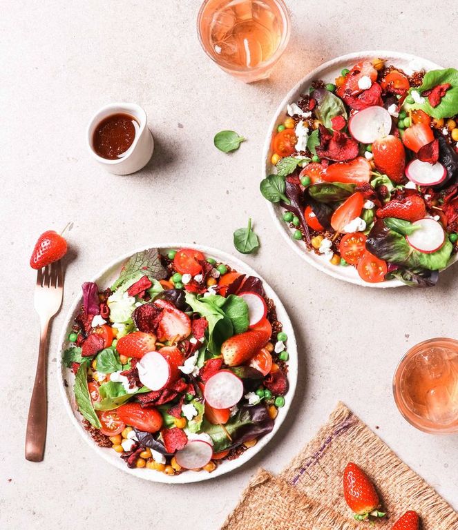 Photo of Warm Strawberry Salad