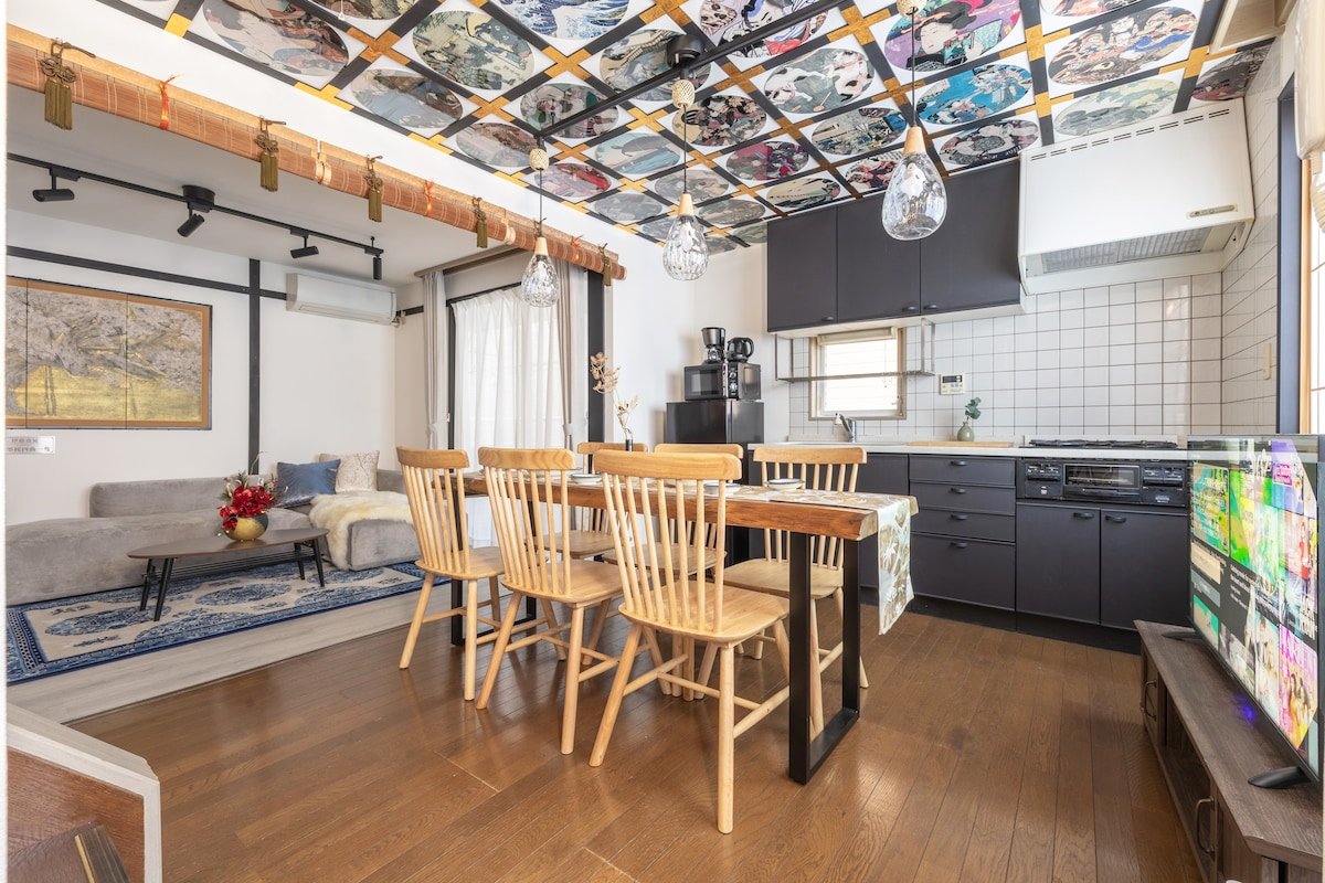 スーパー・最寄駅まで徒歩3分新宿渋谷直通15分|貸切戸建て|寝室3部屋85平米|最大8人宿泊可能| gallery image 2