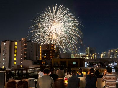 【1棟貸切270㎡】/Max34名/浅草駅徒歩3分/駐車場付2台/屋上花火絶景