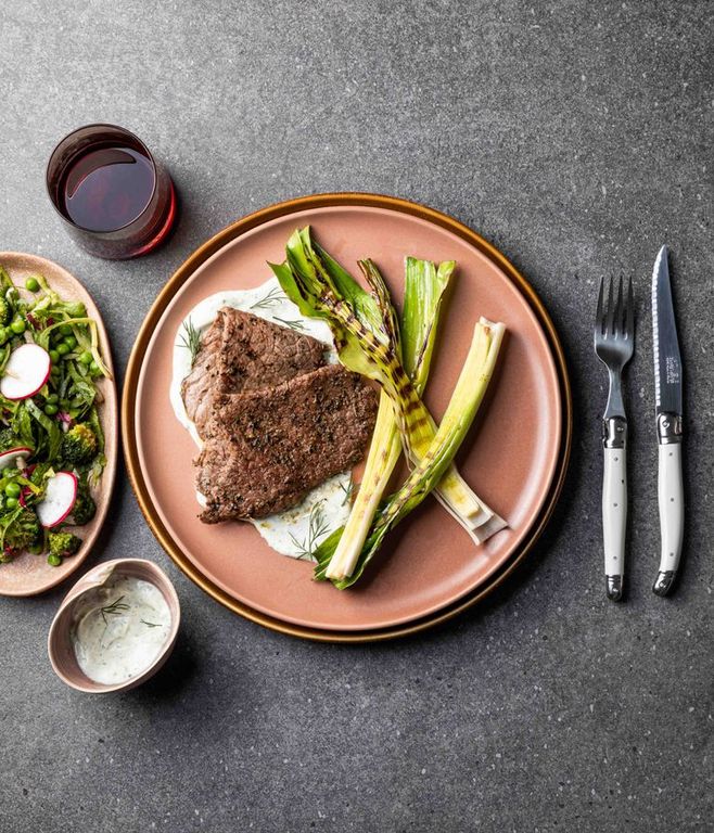 Photo of Beef Schnitzel & Dill-whipped Feta