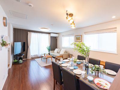 新宿エリアの閑静な住宅街にある広々とした100㎡の貸切宿！4Bed Room！新宿7分